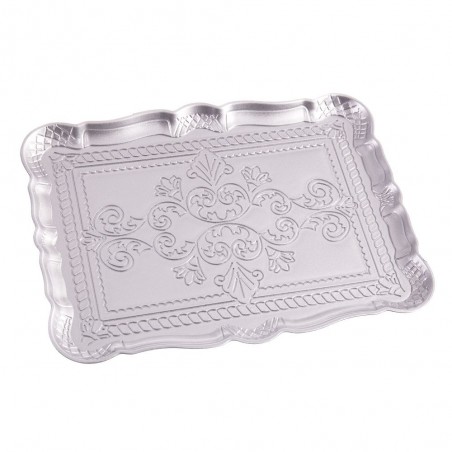 Vassoio In Melamina 30x20cm - Bianco, Per Ristorazione, Casa O Buffet