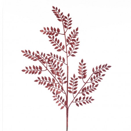 Ramo foglie rosse 93 cm