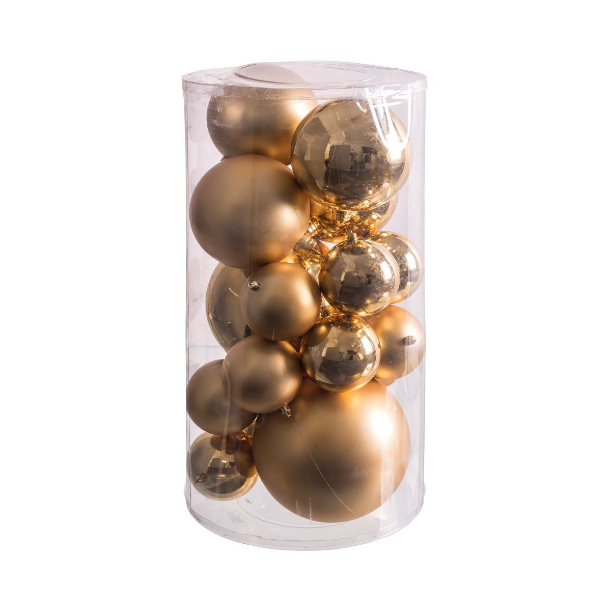 20 palline lucide opache oro