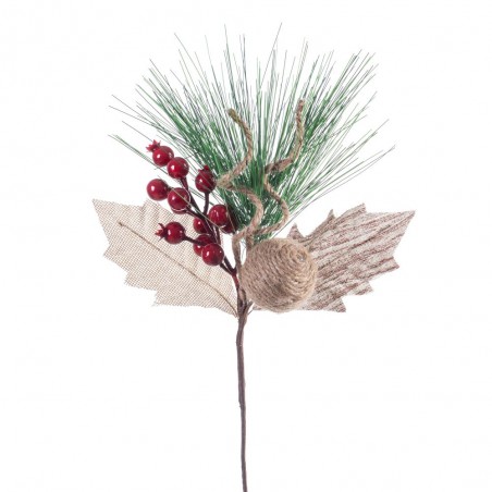 Pick agrifoglio e pino 33 cm