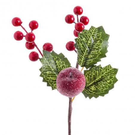 Pick agrifoglio con foglie rosse 21 cm