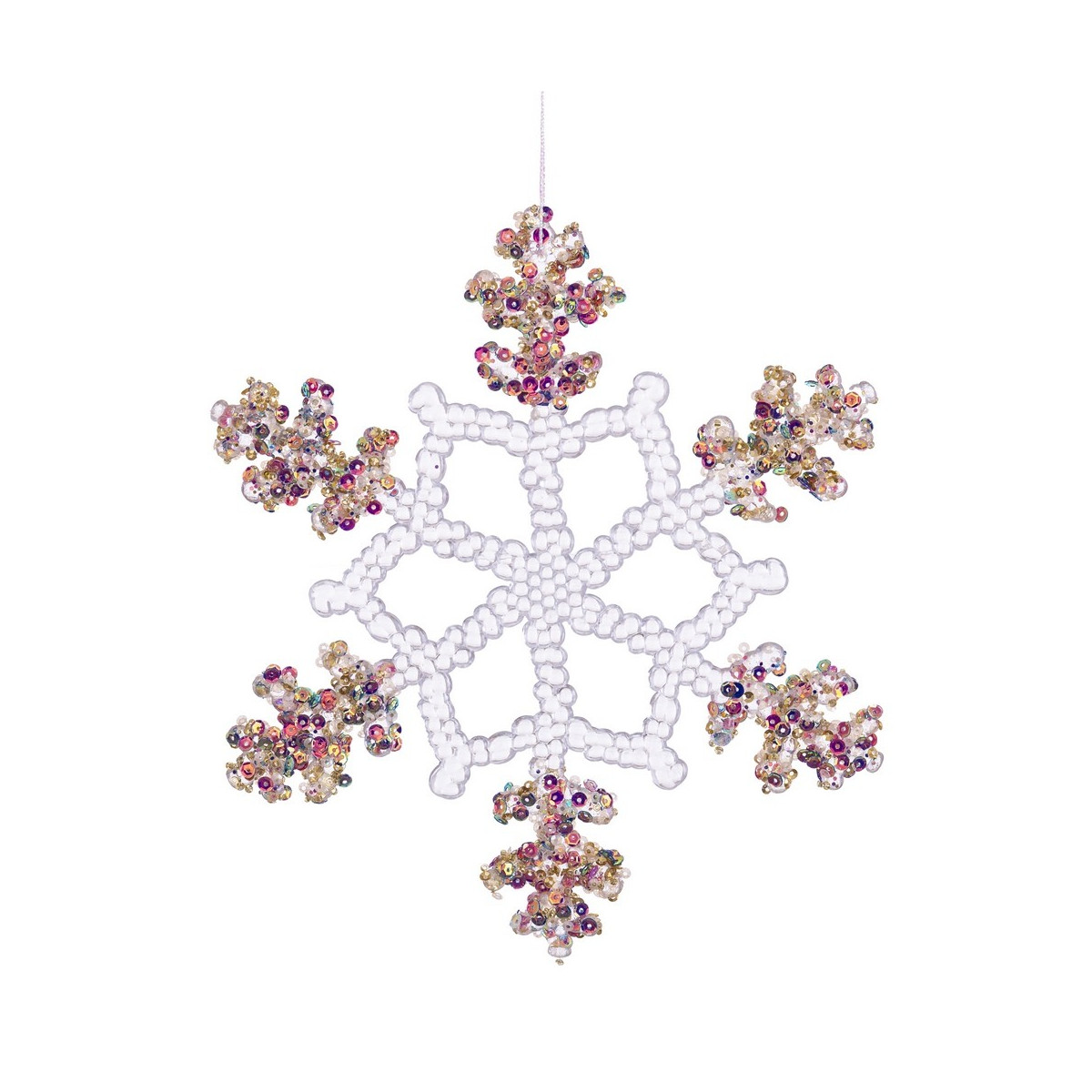 Ciondolo stella neve 20 cm