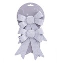 S 2 fiocco argento 13 x 17 cm