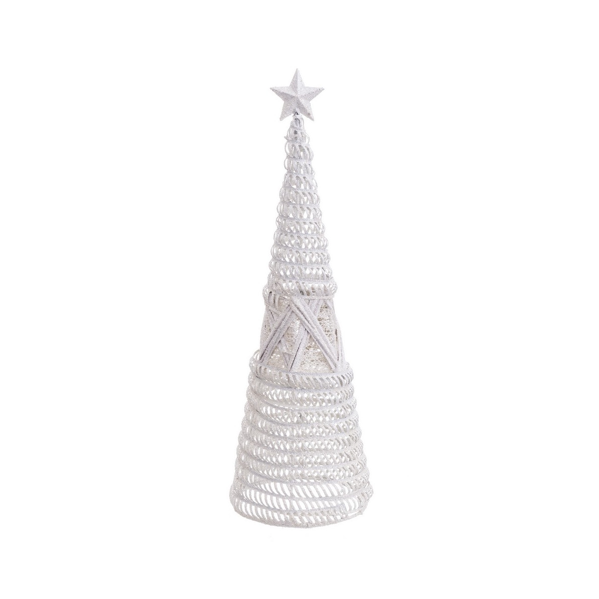 Albero bianco 14 x 14 x 40 cm