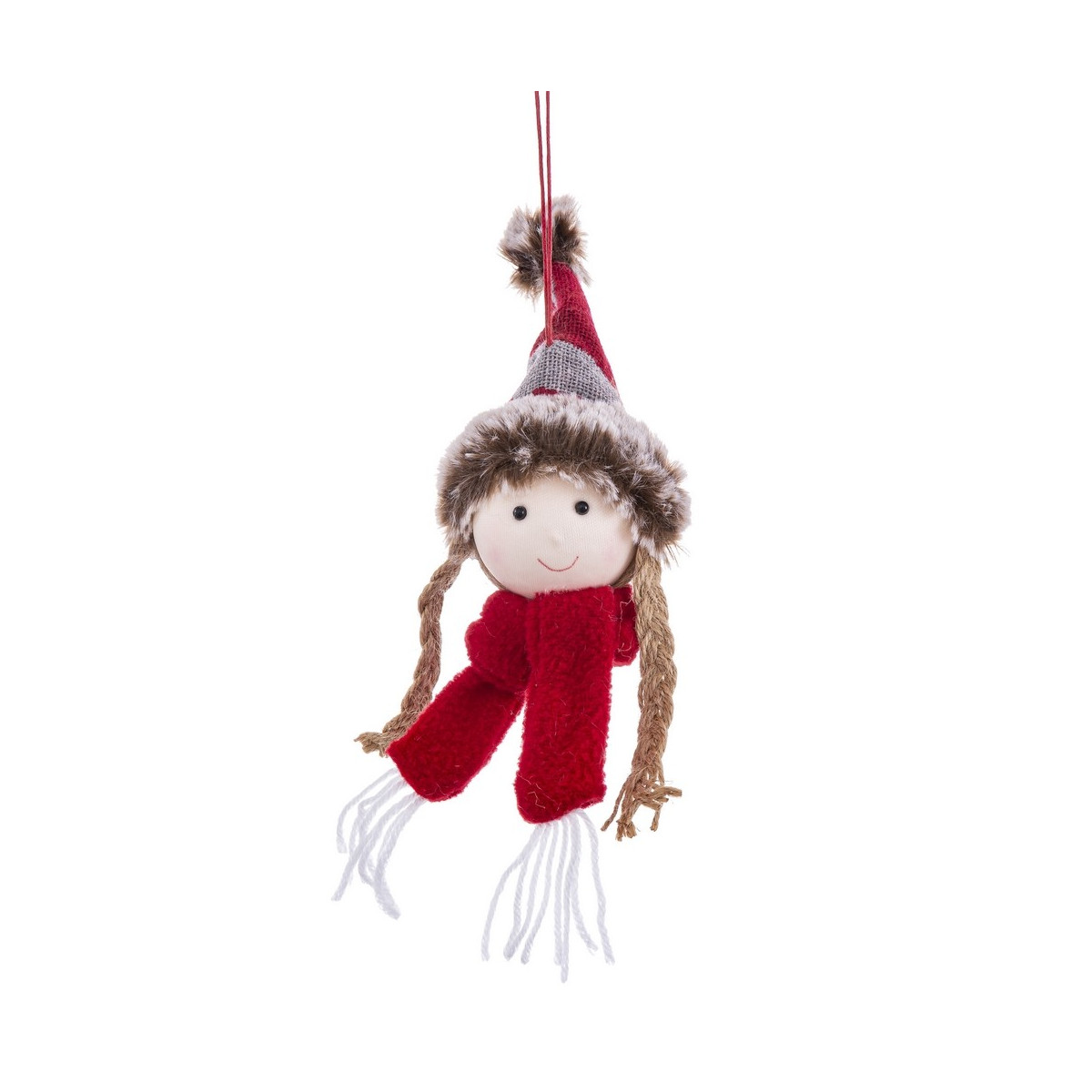 Ciondolo bambina tessuto 15 cm