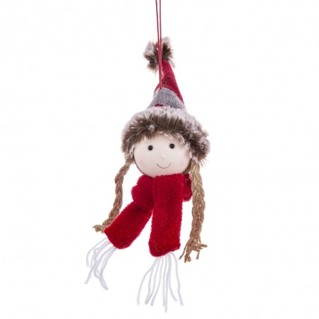 Ciondolo bambina tessuto 15 cm