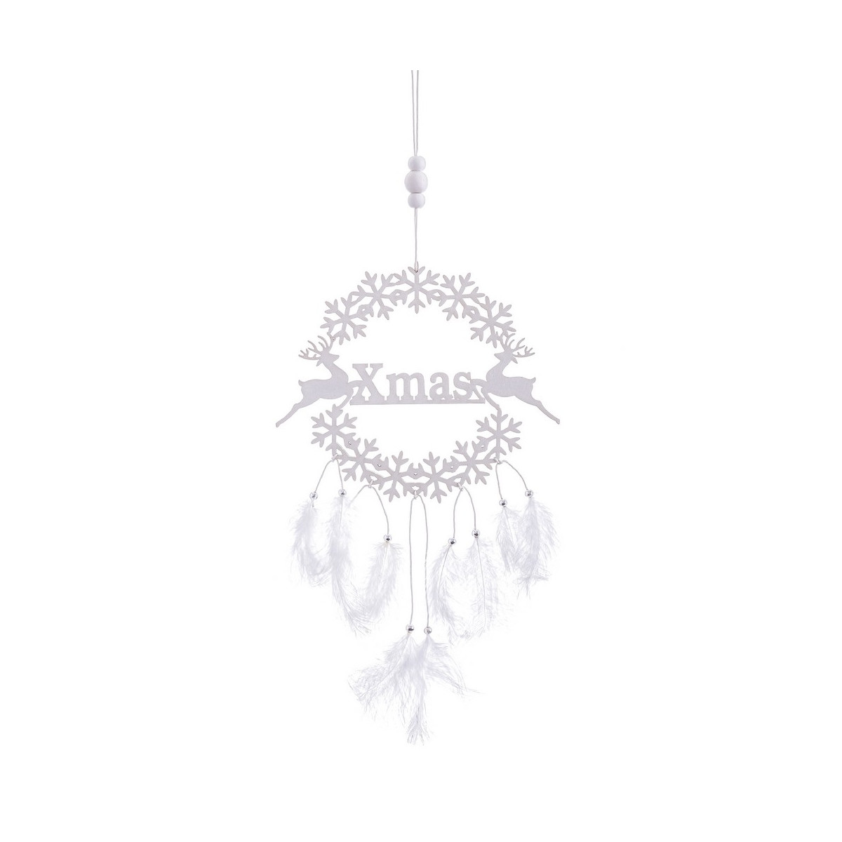 Collana penne legno 45 cm