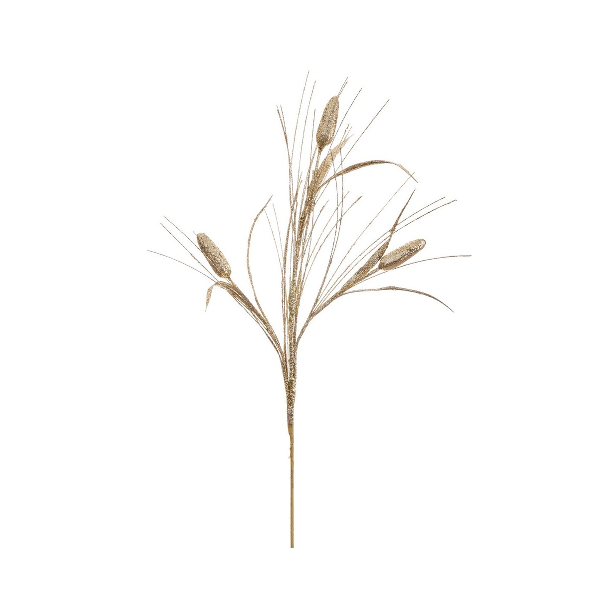 Ramo glitter plastica oro 60 cm