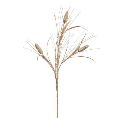 Ramo glitter plastica oro 60 cm