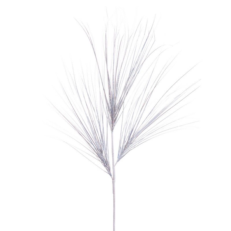 Ramo glitter plastica argento 110 cm