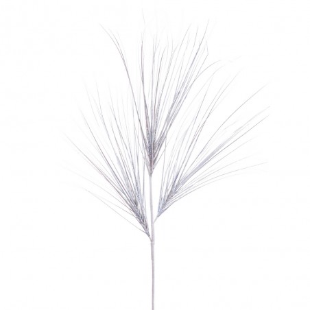 Ramo glitter plastica argento 110 cm