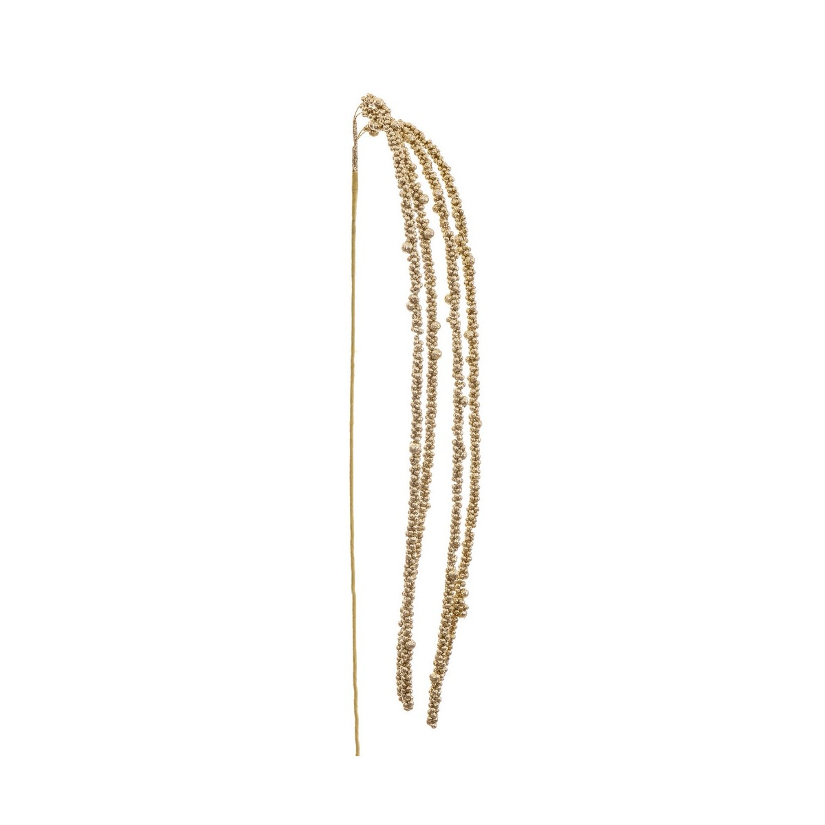 Ramo di glitter plastica oro 140 cm