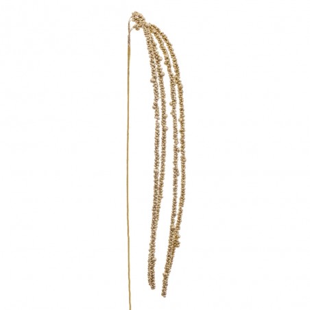 Ramo di glitter plastica oro 140 cm
