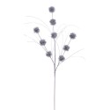 Ramo glitter plastica argento 70 cm