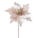 Fiore poinsettia tessuto champagne 30 x 60 cm