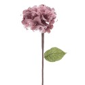 Fiore ortensia tessuto rosa 15 x 63 cm