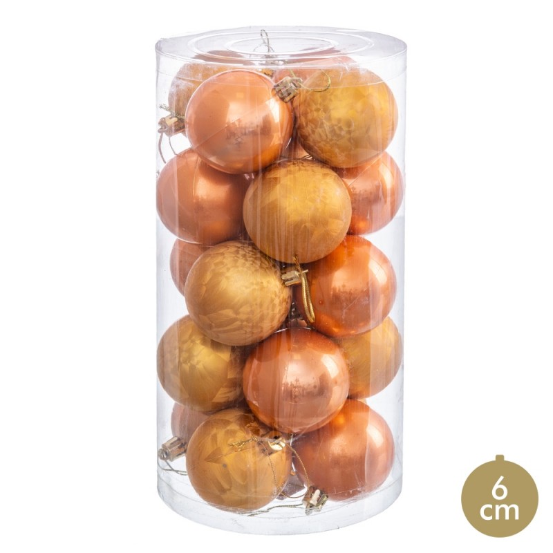 S 20 palline rame 6 x 6 x 6 cm
