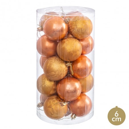 S 20 palline rame 6 x 6 x 6 cm