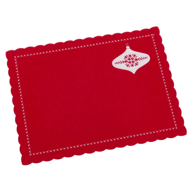 Tovaglietta Da The Ricamata Bianca – Set O Singola – Occasion