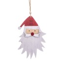 Appendice Babbo Natale legno 9,50 x 15 cm