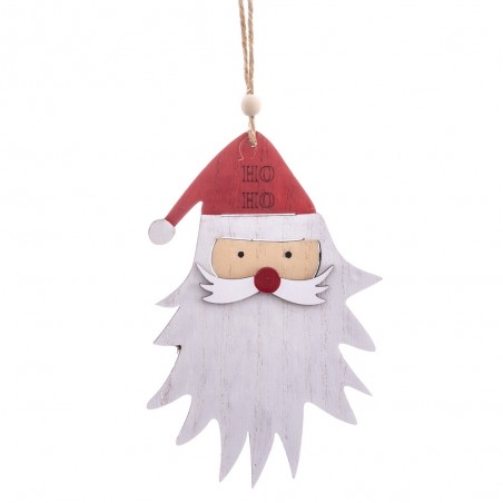 Appendice Babbo Natale legno 9,50 x 15 cm