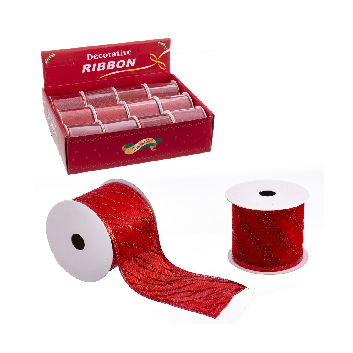 Rullo nastro rosso 3 m 270 x 6,70 cm