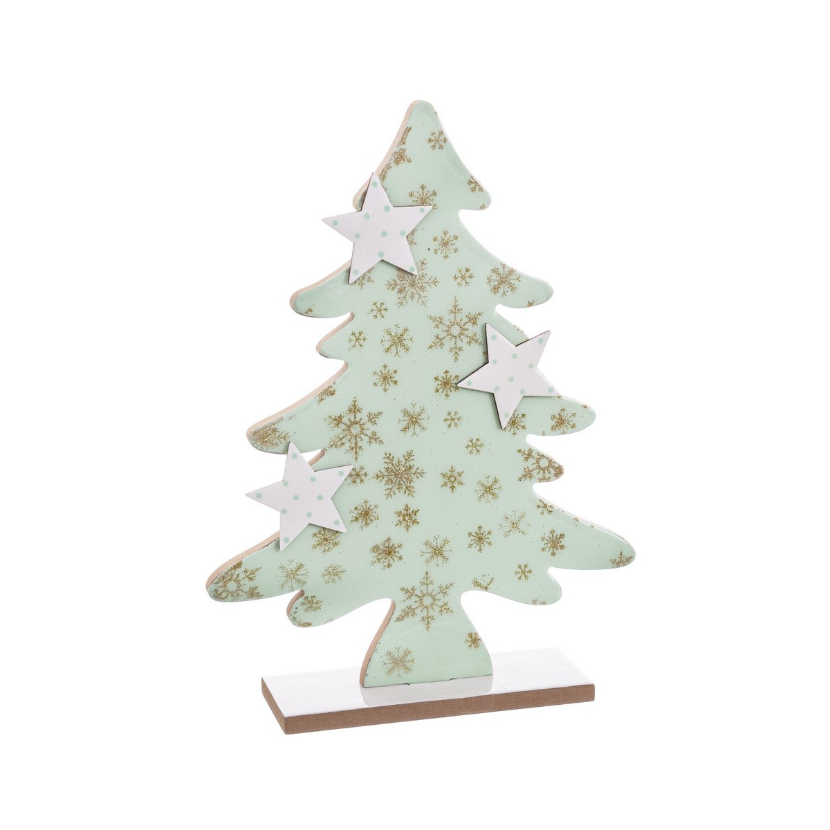 Base albero legno verde 21 x 5 50 x 28 cm