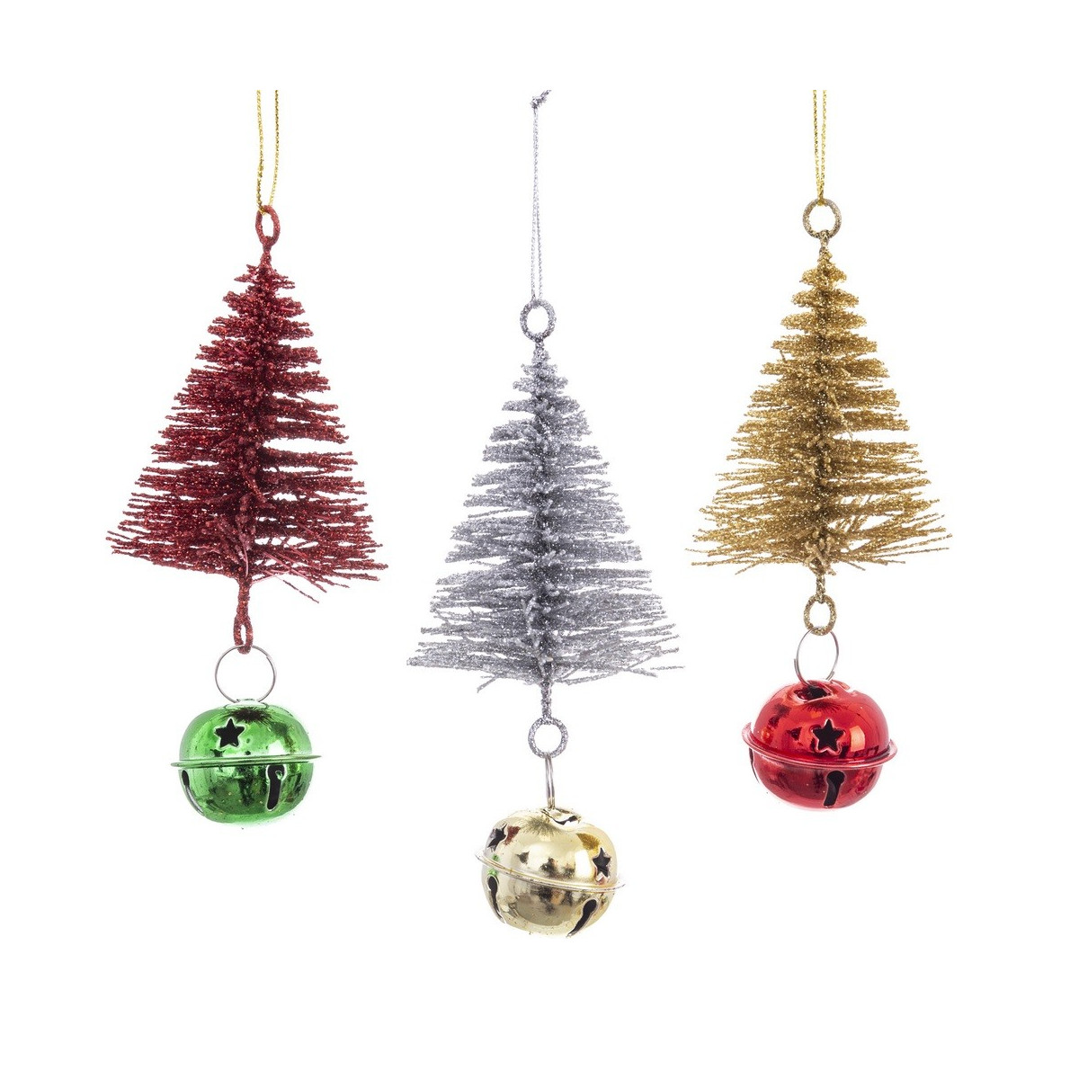Pendente albero palla 3 c 5,50 x 11 cm