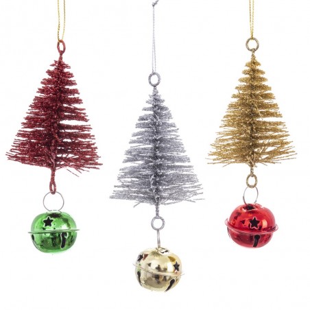 Pendente albero palla 3 c 5,50 x 11 cm