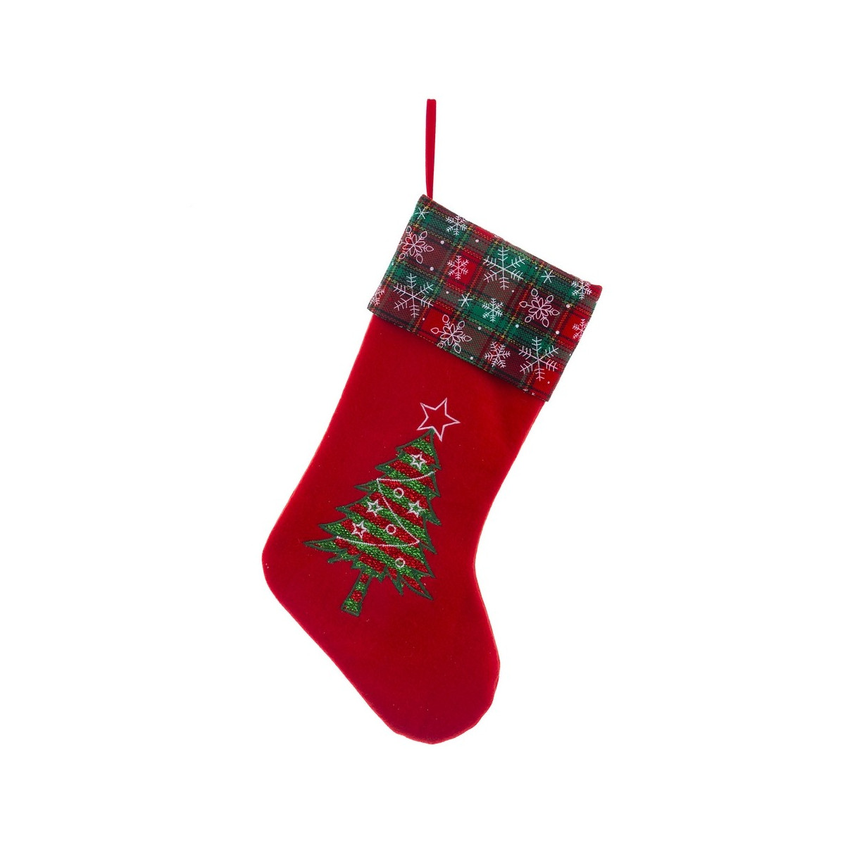 Calzino albero juta 45 x 25 cm