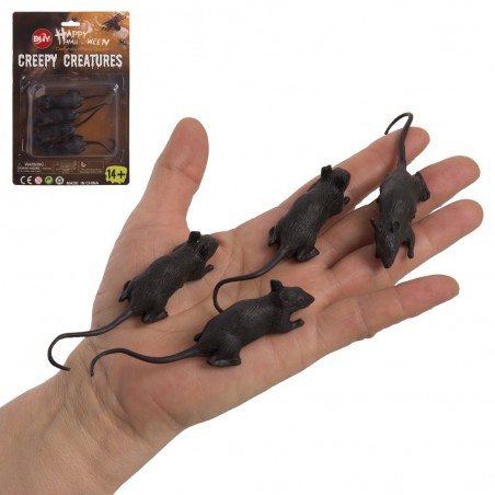 S 4 ratto pvc 8 x 1 x 1 cm