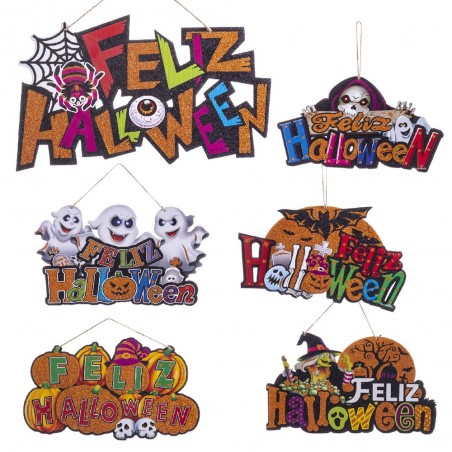 Poster happy halloween in schiuma 6 m 37 x 0 50 x 20 cm