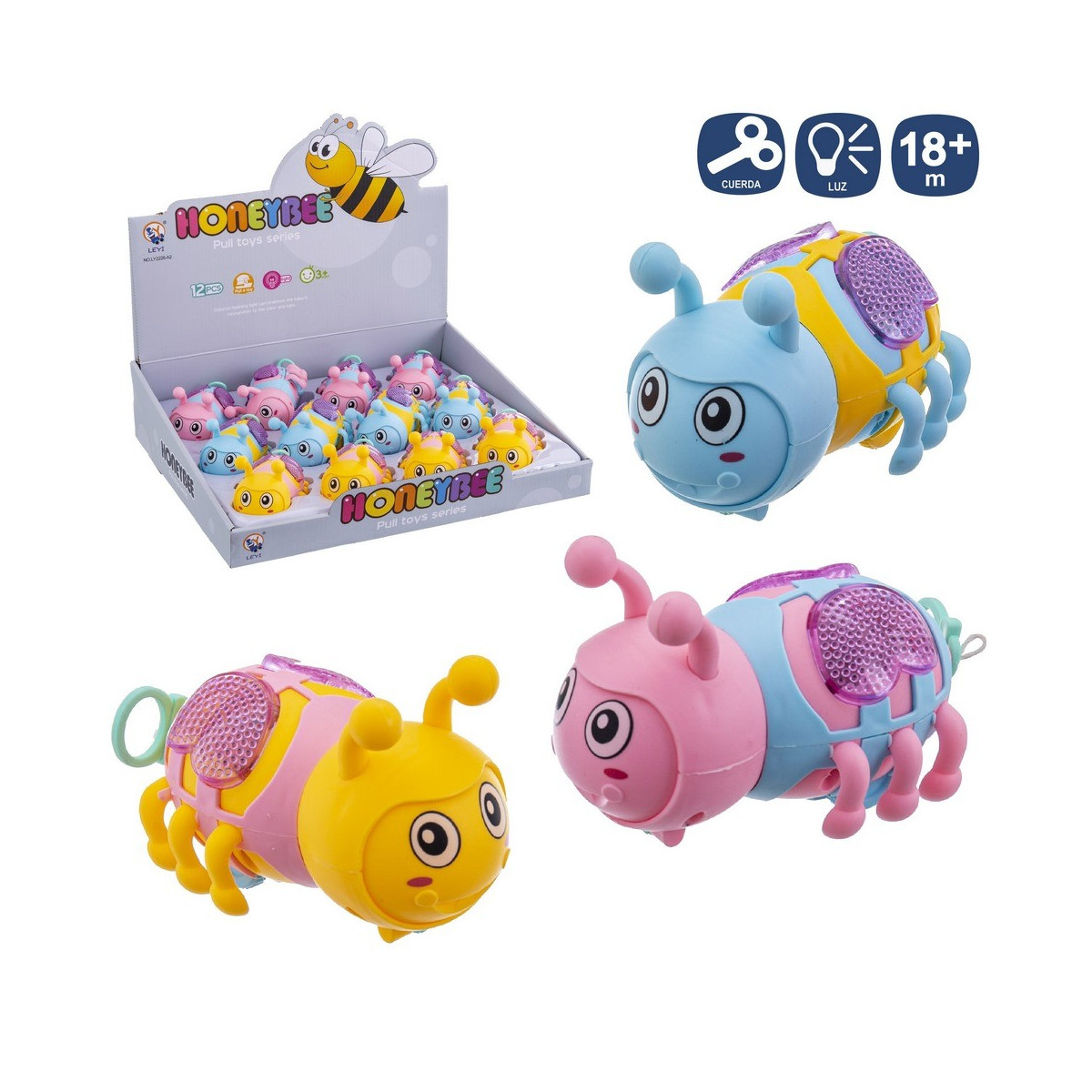 Ape con luce 3 c 12 cm