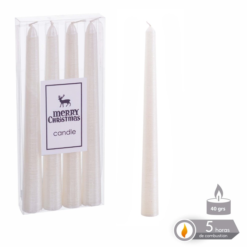 Candela candela s 4 bianco perlato 1 80 x 20 cm