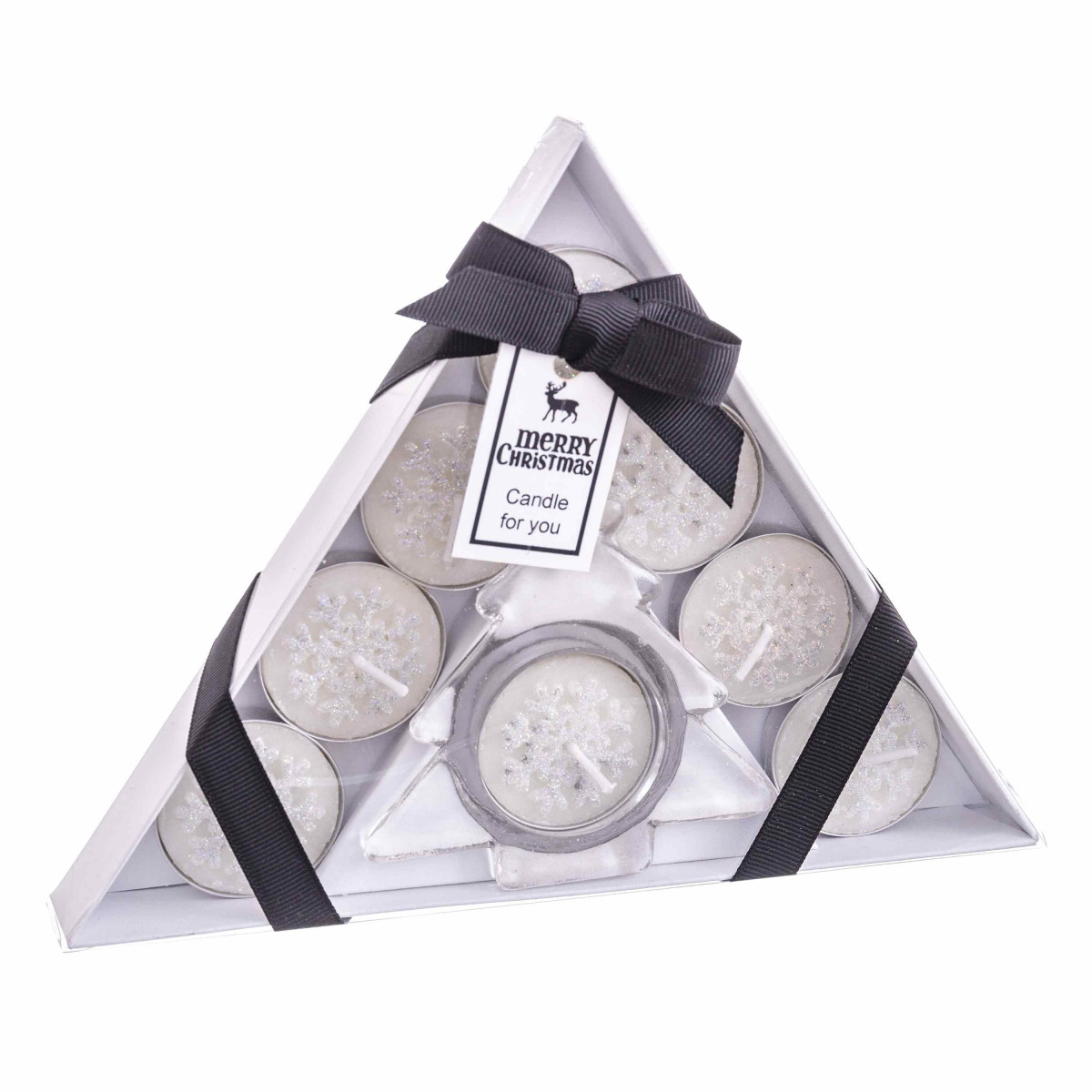 Candela tealight bianco perlato s 8 21 30 x 15 50 x 2 40 cm