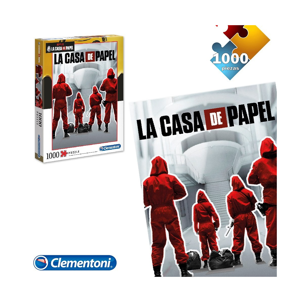 Puzzle 1.000 pcs casa di carta netflix