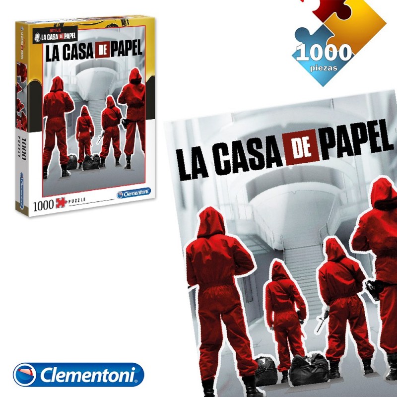 Puzzle 1.000 pcs casa di carta netflix