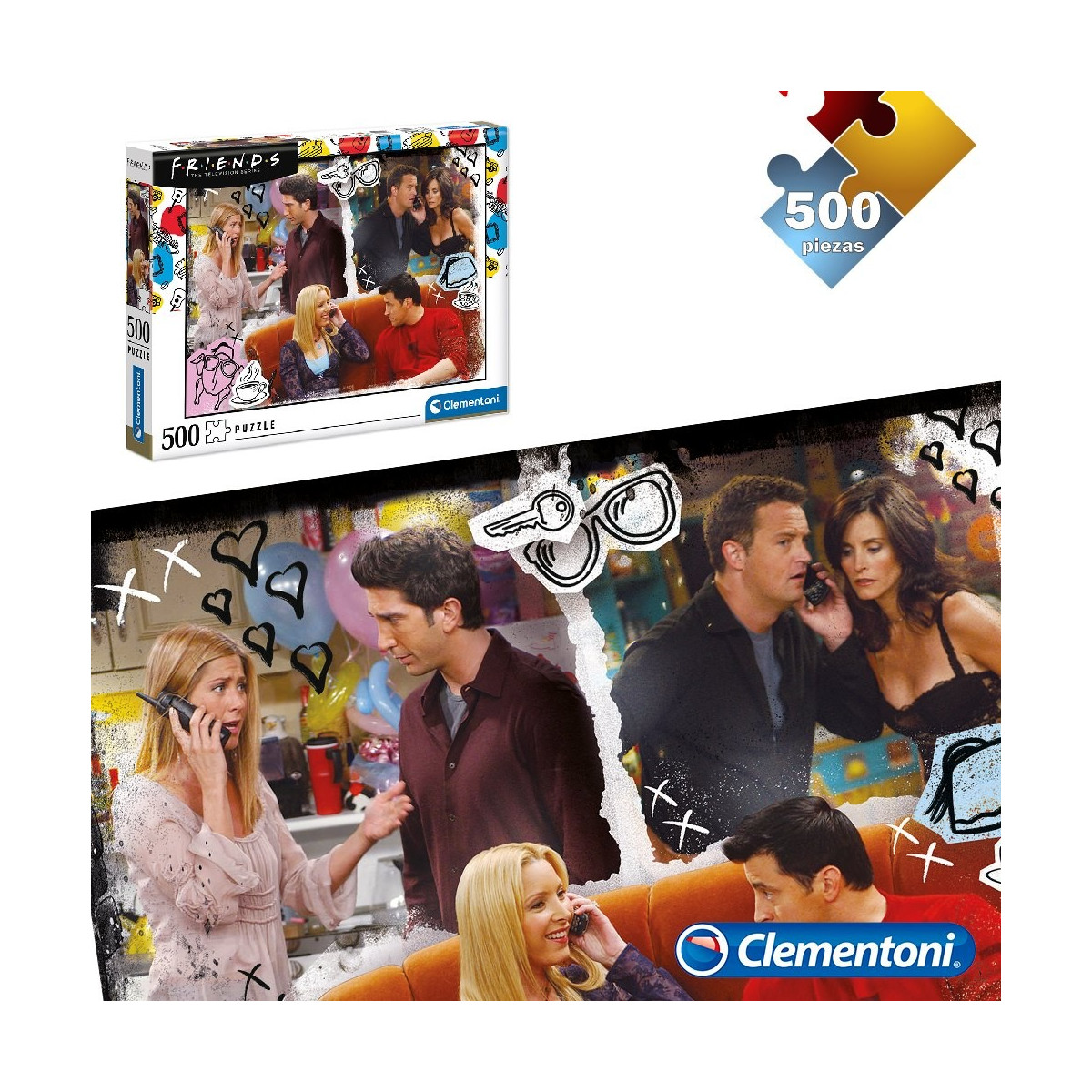 Puzzle 500 pcs amici