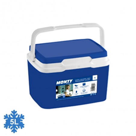 Cooler rigido 5 litri monty 19 x 22 x 29 cm