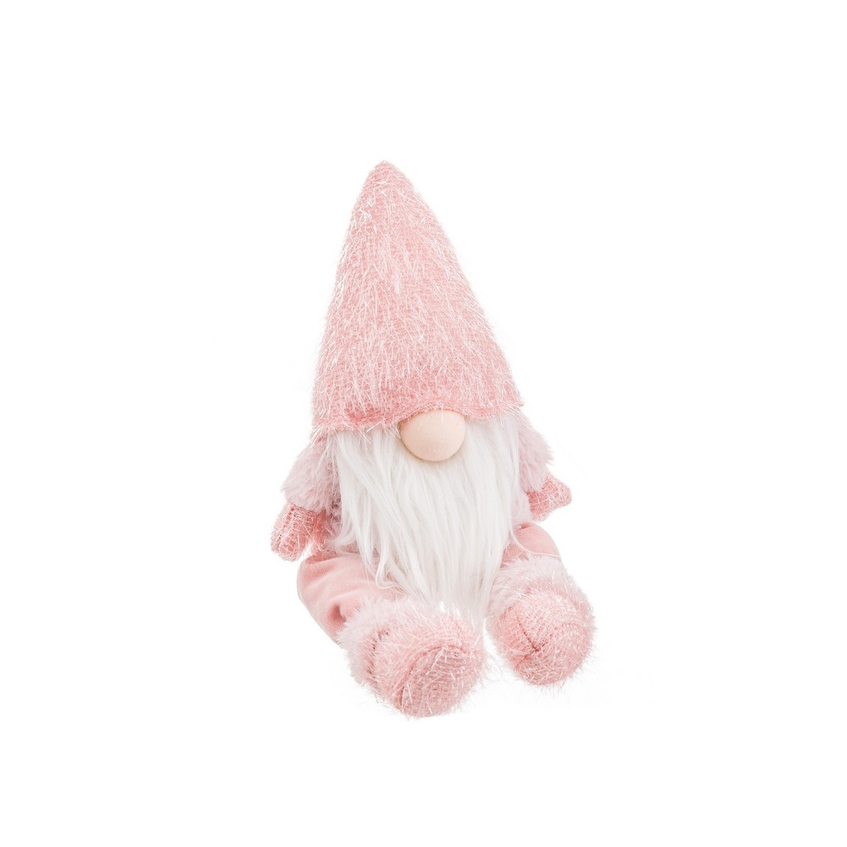 Gambe di babbo natale rosa 16 x 12 50 x 35 cm