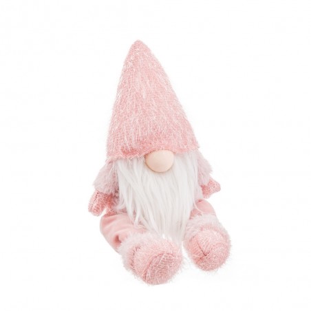 Gambe di babbo natale rosa 16 x 12 50 x 35 cm