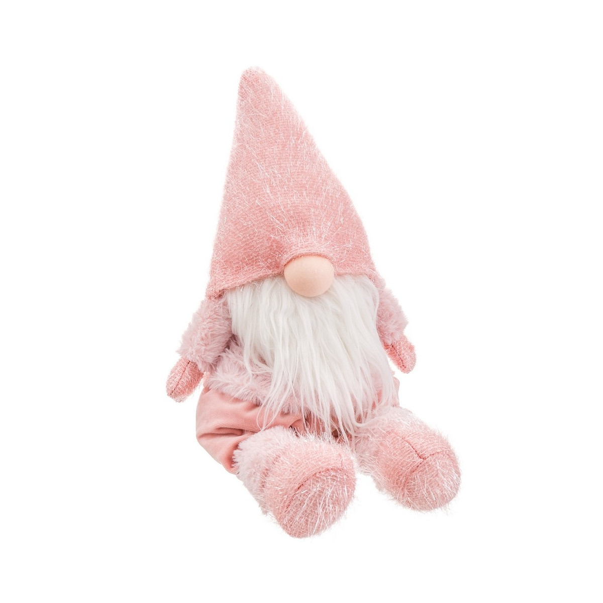 Gambe di babbo natale rosa 22 x 15 50 x 52 cm