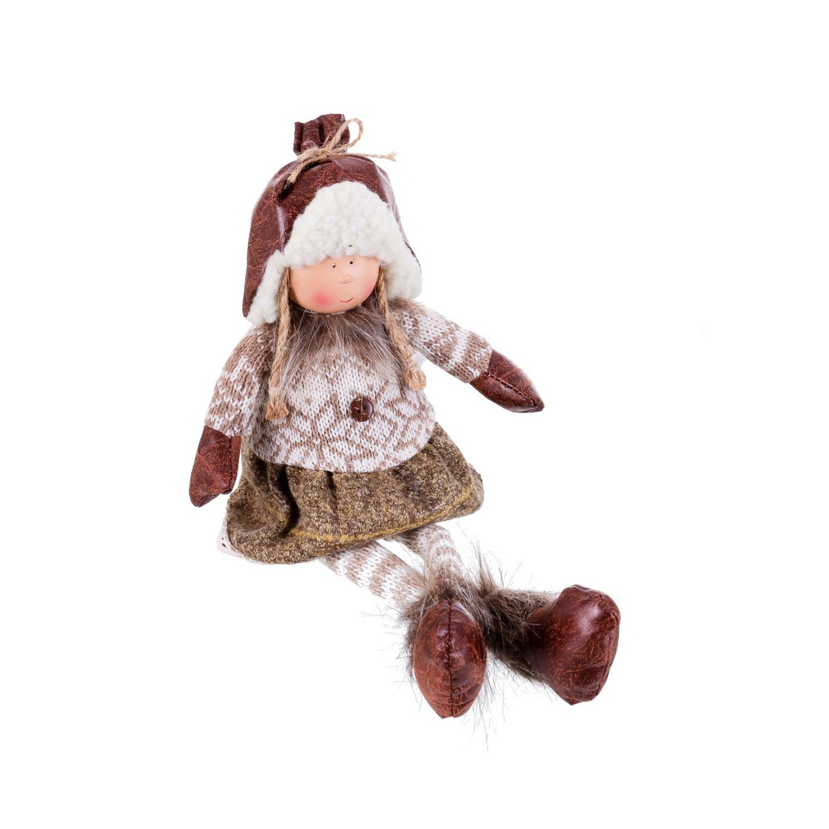 Gambe marroni da ragazza 14 x 9 50 x 35 cm