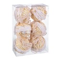 S 6 palline cornice schiuma oro 6 x 6 x 6 cm