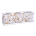 S 3 palline quadrate in foam oro 8 x 8 x 8 cm