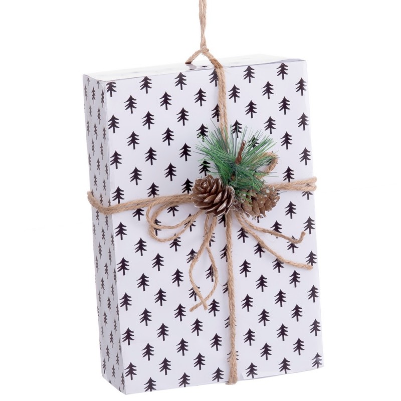 Scatola di cartone con ananas 18 x 11 x 5 cm