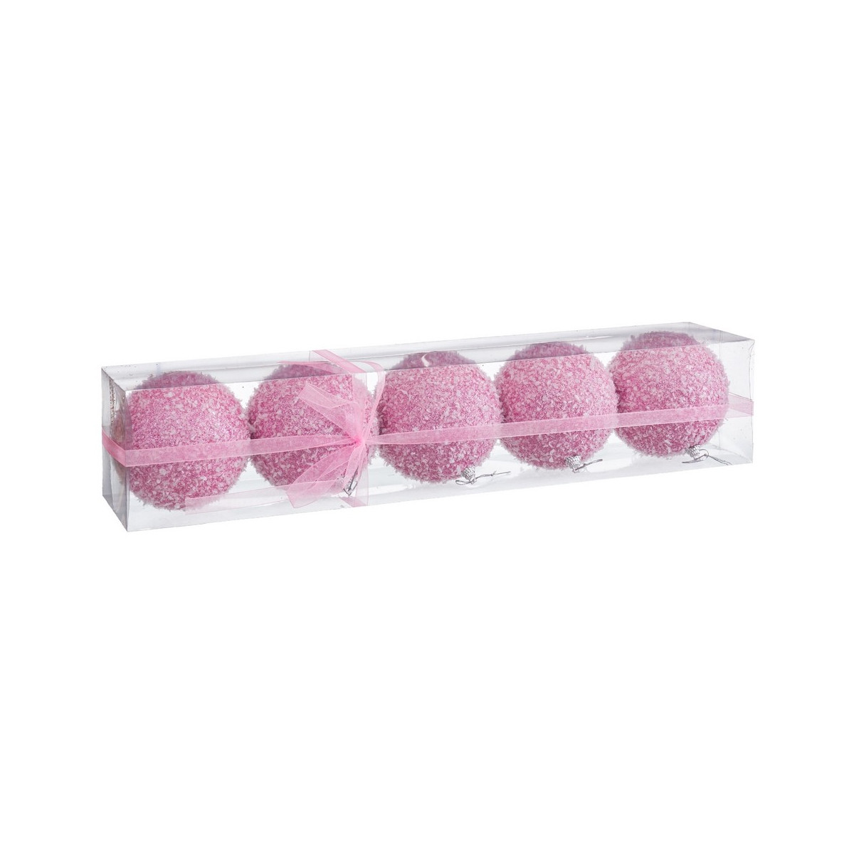 S 5 palloni in schiuma rosa 10 x 10 x 10 cm