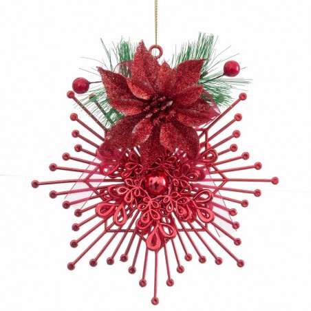 Pendente stelle rosso 15 cm