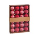 S 24 palline d'acqua plastica rossa 3 x 3 x 3 cm