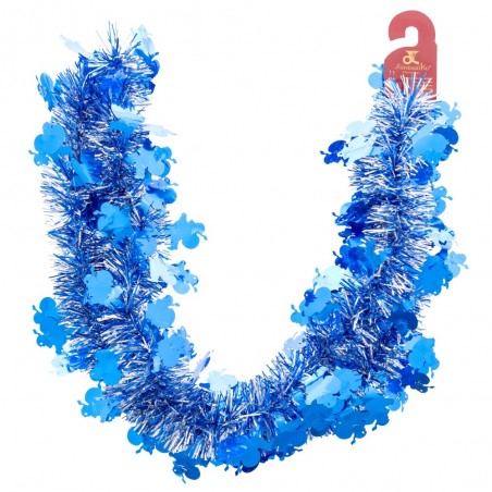 Boa Di Babbo Natale Misto Blu 180 X 12 X 12 Cm